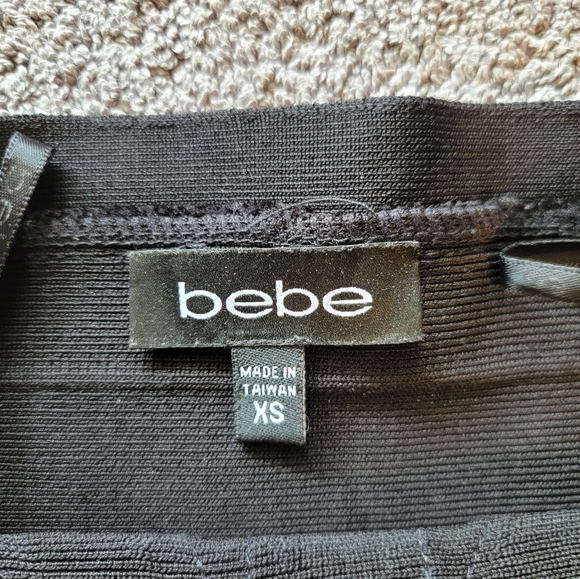 Bebe XS bandage top black - Picture 4 of 4